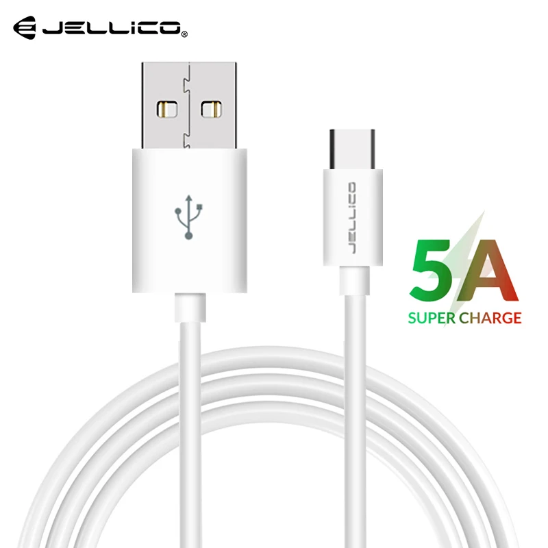 Jellico 5A USB Type C Fast Charging Cable for Huawei P30 P20 Lite Super charging Xiaomi Mi 9 Samsung S10 | Мобильные телефоны и