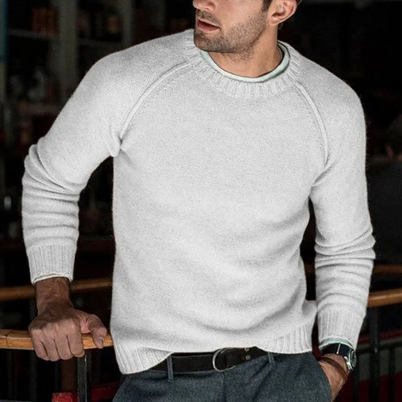 

Men Wool Knitted Sweaters Warm O Neck Pull Knitwear Winter Clothes Casual Tricot Jumper Pullovers Sweater Homme Q6326