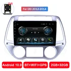 Автомобильный плеер Android 10,0 для Hyundai i20 2012 2013 2014, GPS-навигация, навигация, авто стерео, Wi-Fi, четырехъядерный процессор, ПЗУ 32 ГБ, радио