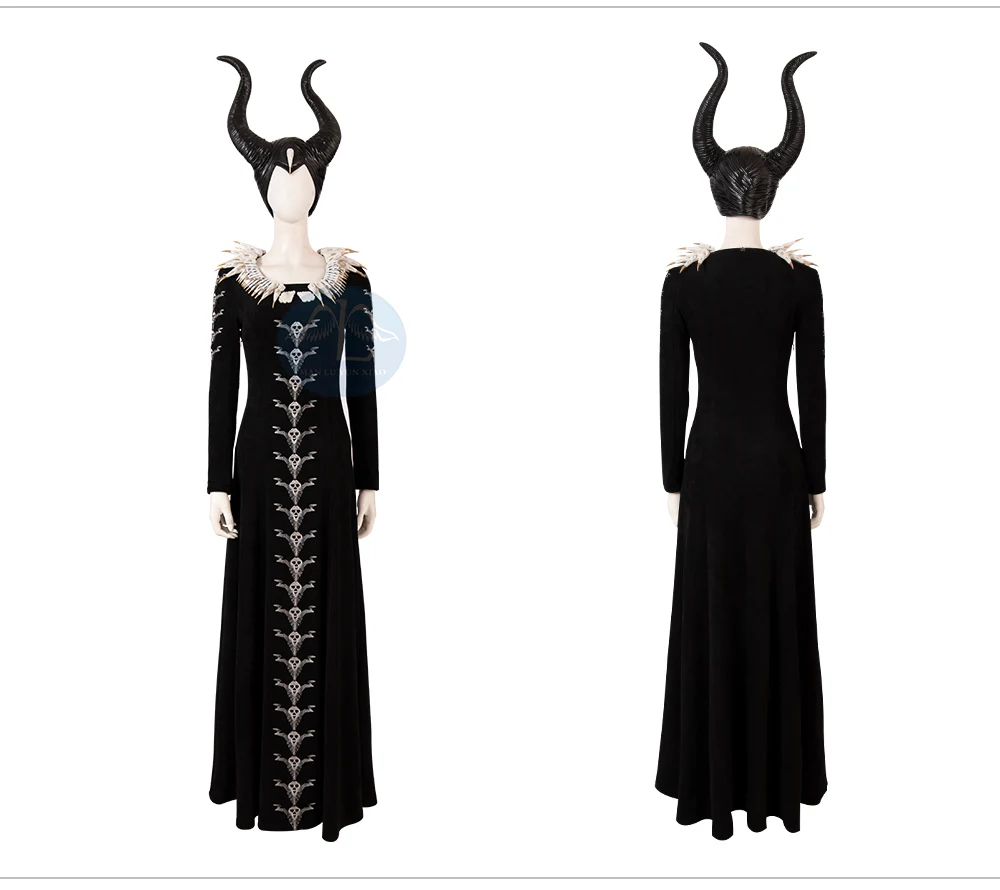 Maleficent Косплей Костюм любовница зла костюмы крылья Маска Костюм Анжелина Джоли Хэллоуин одежда головные уборы на заказ