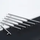 Диаметр 10 мм Нержавеющаясталь дверца кухонного шкафа Т-образная ручка Потяните ручки 2 