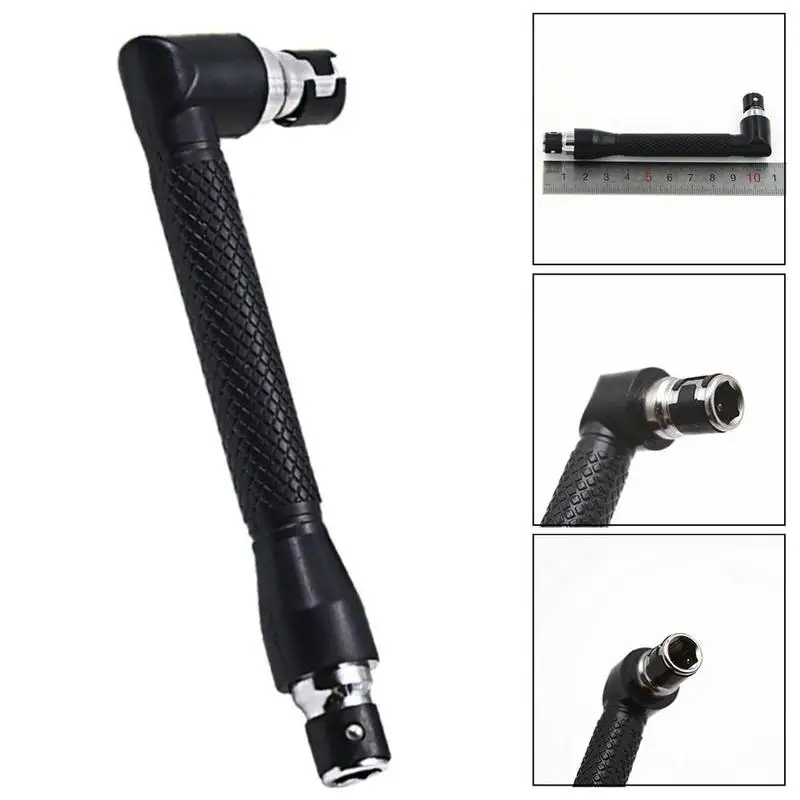 Шестигранная Отвертка L-типа 1/4 &quot 90 градусов двойная головка ручка черный ключ
