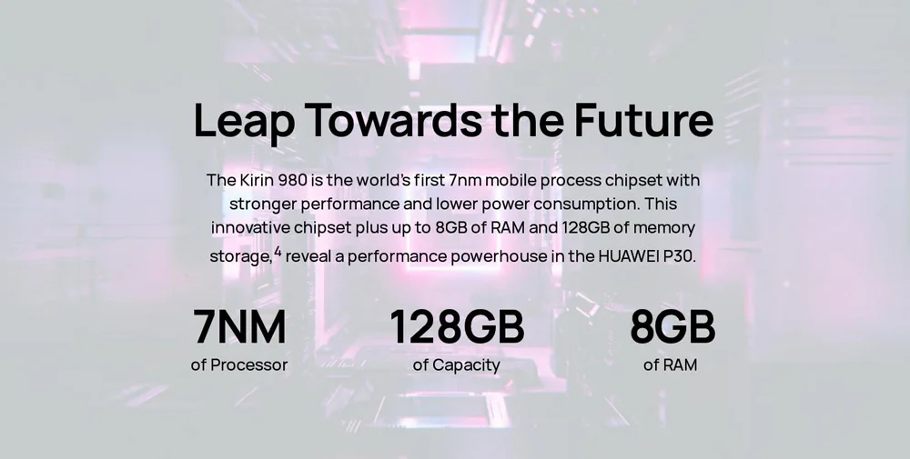 Глобальная версия HUAWEI P30 128 ГБ+ 8 Гб Смартфон 6,1 ''Kirin 980 Восьмиядерный мобильный телефон Android 9,0 две sim-карты 3650 мАч 4 камеры