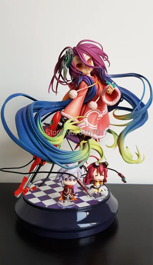 No Game No Life Shiro сексуальная фигурка героя из японского аниме ПВХ Фигурки для взрослых игрушки аниме фигурки