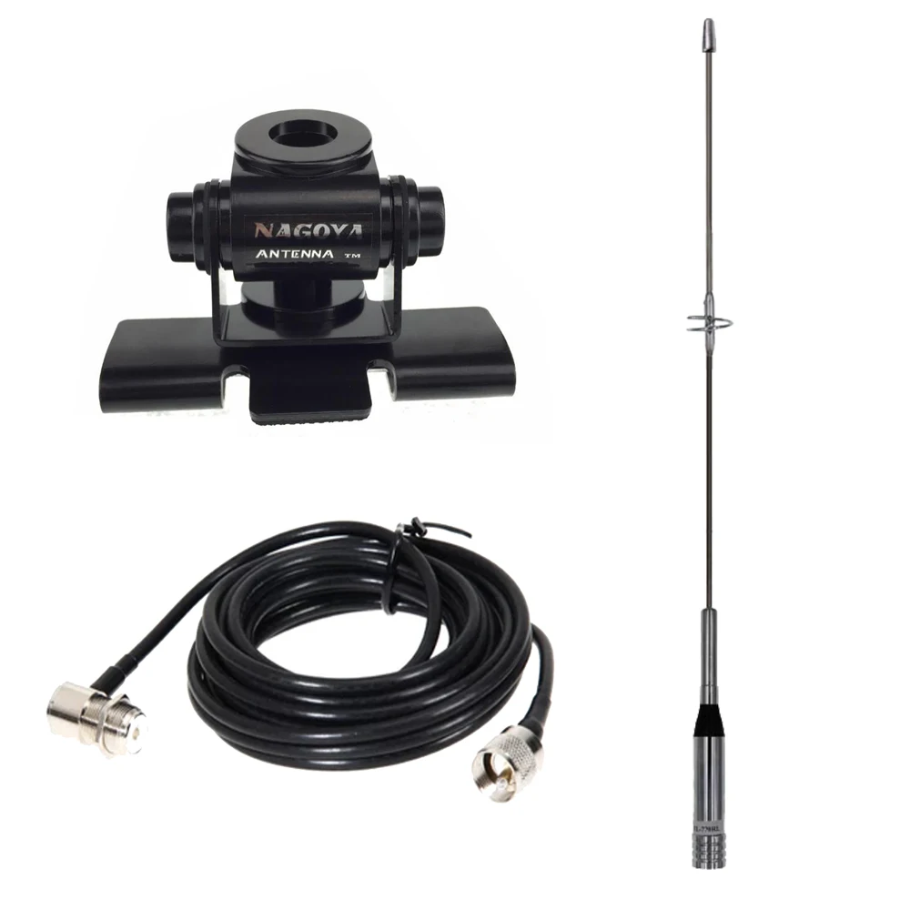Оригинал nagoya антенна NL 770R 200W PL 259 UHF 144/430 МГц для QYT KT 780plus VHF 136 170 мА/ч двухстороннее