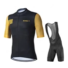 Летняя велосипедная одежда с коротким рукавом, мужской велосипедный комплект, велосипедная одежда, дышащая велосипедная одежда с защитой от УФ-лучей, испанская Джерси, одежда для велоспорта