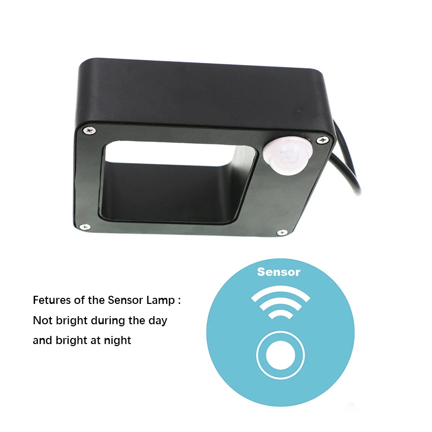 Уличная Водонепроницаемая настенная лампа с датчиком настенное бра