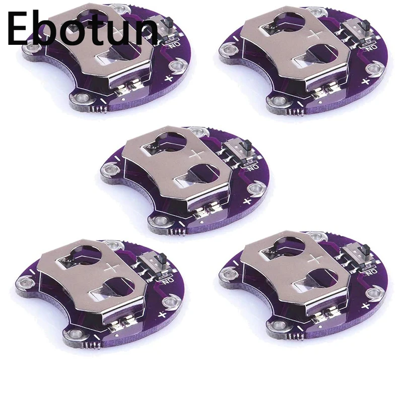 Держатель для аккумулятора LilyPad CR2032 модуль крепления батареи arduino Комплект