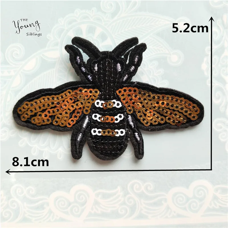 Термоклейкая аппликация вышивка пайетки термоклейкие нашивки товары для