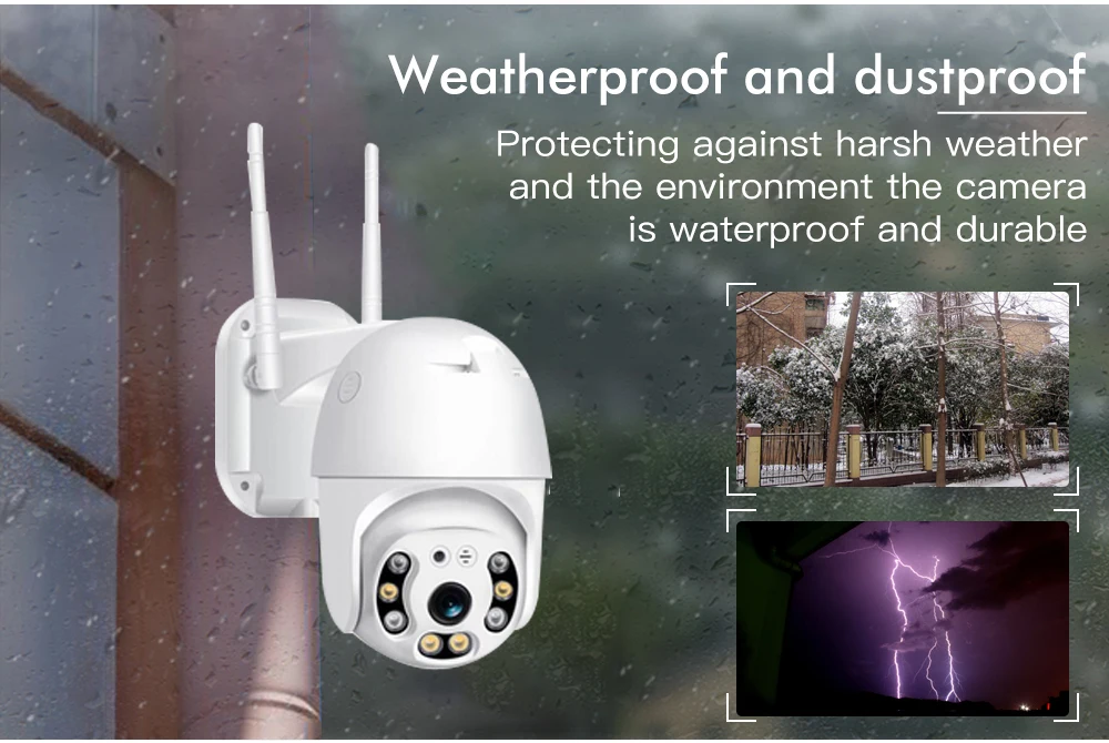 SDETER 1080P безопасности Камера WI-FI Открытый PTZ Скорость купол Беспроводной IP Камера CCTV функции панорамирования, наклона и 4xzoom ИК наблюдения для ведения съемок вне помещения P2P CAM