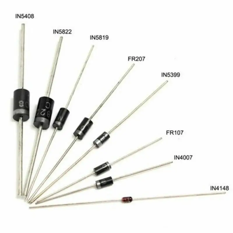 100Pcs 8 Values Diode Bag Assortment Kit Set 1N4148 FR107 1N5408 | Дом и сад
