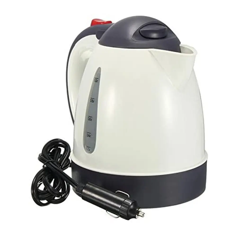 

12V 24V Vehicle Truck 1000ml Kettle Hot Water Boiled Heater for Tea Coffee Stainless Steel Large Capacity Conveninet