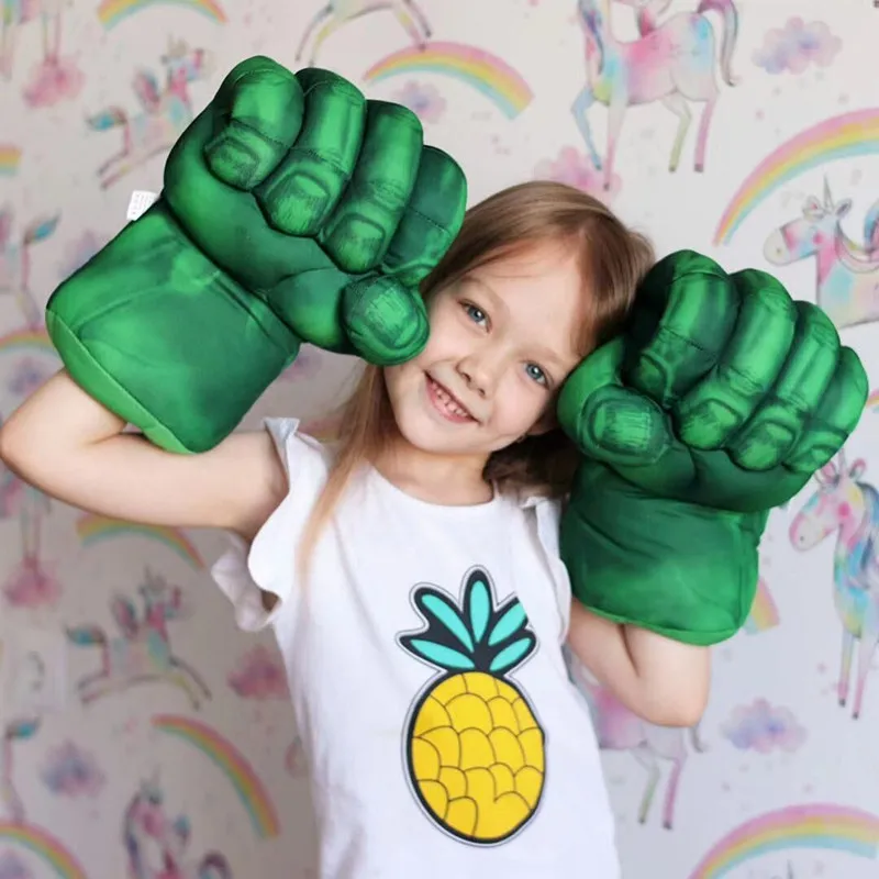 

Kids Game Show Superhero Spider Gloves Cosplay Costumes Child Halloween /Christmas Fist Props Party Gift