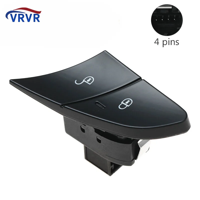 

7PP962107DIVI 4 Pins Door Lock Switch Cental Locking Control Switch For Porsche Cayenne 958 92A Panamera S GTS 2010-2015