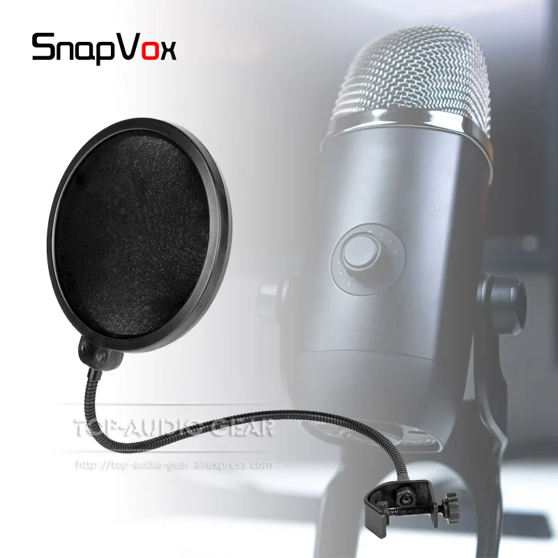 Гусиная Шея ветрозащитный микрофон поп-фильтр ветровой экран поролоновая губка