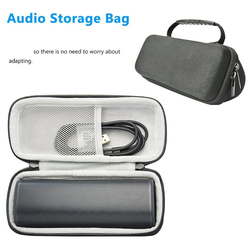 

EVA WLAN & Bluetooth-compatible Speaker Hard Case Box For Sonos Roam Smart Speaker Shockproof Dust-proof Carrying Bag