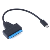 1pcs type c to sata 3 0 adapter 22 pin sata iii cable for 2 5 inches external hdd ssd computer components