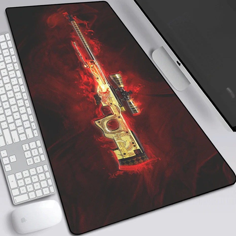 CS GO большой коврик для мыши высокоскоростной клавиатуры резиновый игровой