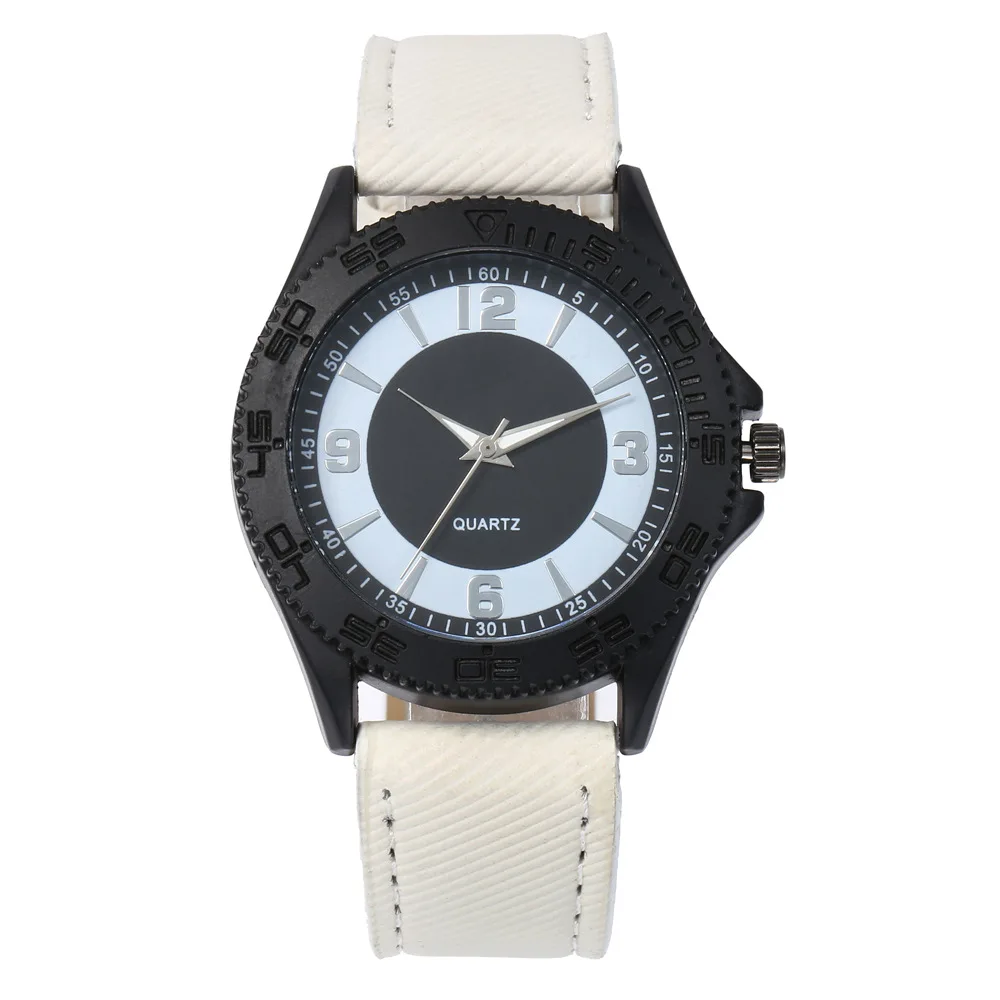

2021 Simple Casual Large Dial Men's Watch Sports Style Belt Woven Belt Quartz Watch Sports Casual Watch