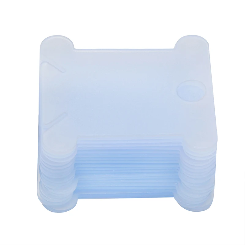 Blue LMDZ 120/100/50/20 шт. Пластик нитки мулине ремесло катушка с нитками, вышитая бисером пластиковый держатель для хранения Швейных ниток печатная плата - Цвет: Blue