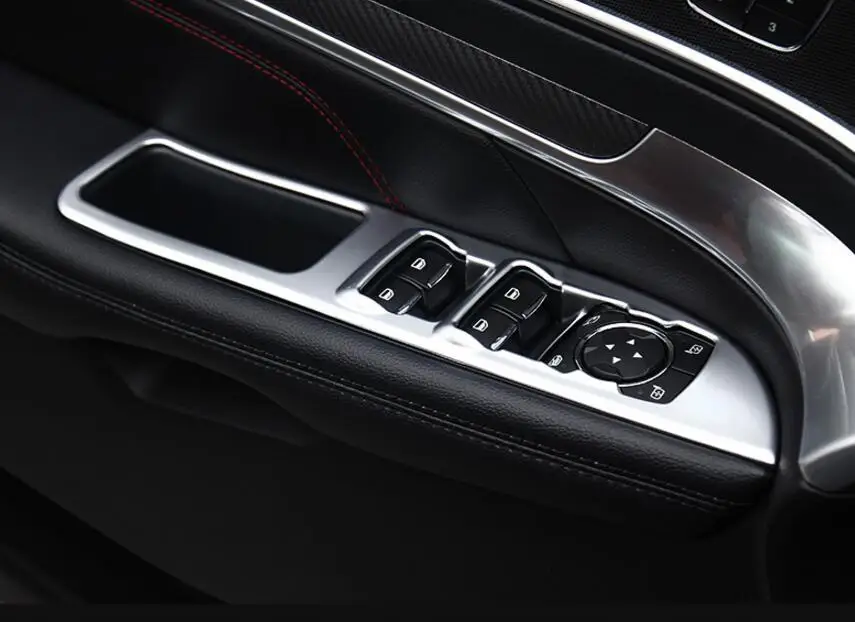 Стикеры s для FORD Explorer 2016 2017 4 шт. хромированные наклейки на кнопки подъема и