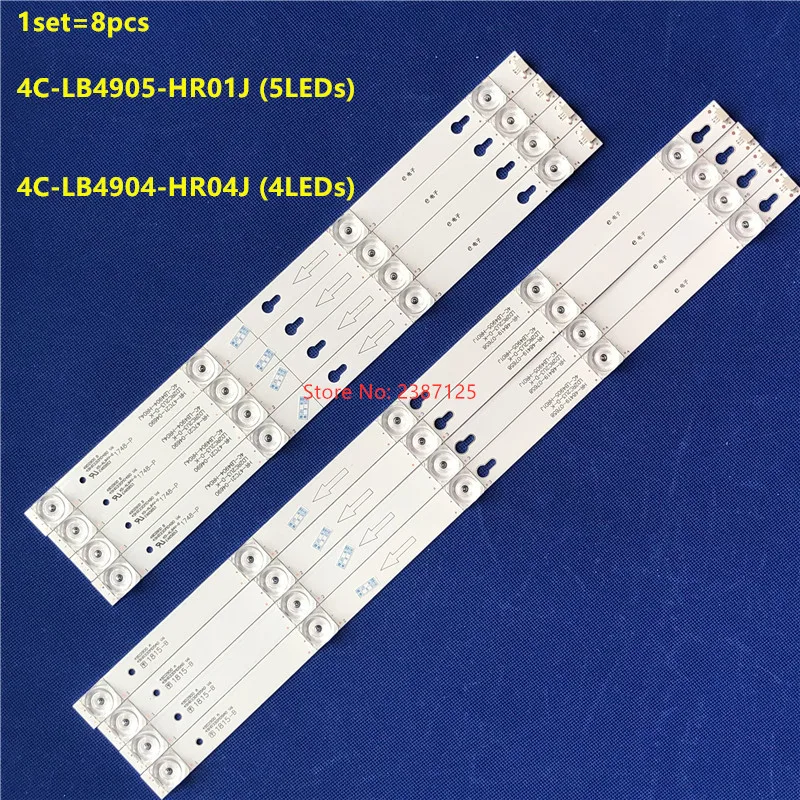 40PCS  LED Strip for TOT_49_D2900_4X4+4X5_3030 49L2600 L49S4900fs 49U7800 49P2US 49L2900 49D2900 49S403 49S305 49S405 U49P6066