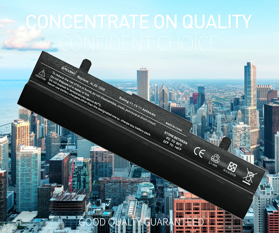 ApexWay Аккумулятор для ноутбука ASUS AL32-1005 AL31-1005 ML32-1005 Eee PC 1001HA 1005HR 1005P 1005PE 1001PQ 1001P 1005 1005H 1005HE