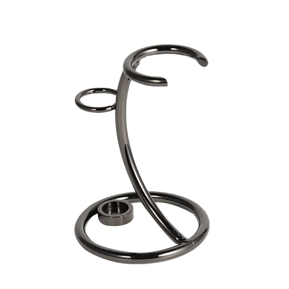 37808 изогнутый тип Железный сплав Мужская бритвенная щетка держатель для хранения