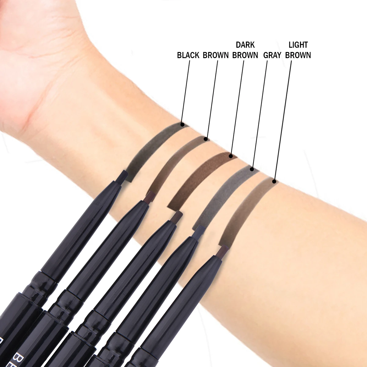 Женский Водостойкий карандаш для бровей Sombrancelha с двойным концом Cejas Maquillaje