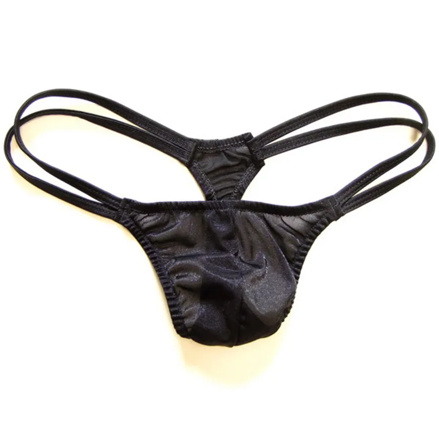 Черные двойные тонкие веревочные сетчатые стринги эротическое сексуальное U