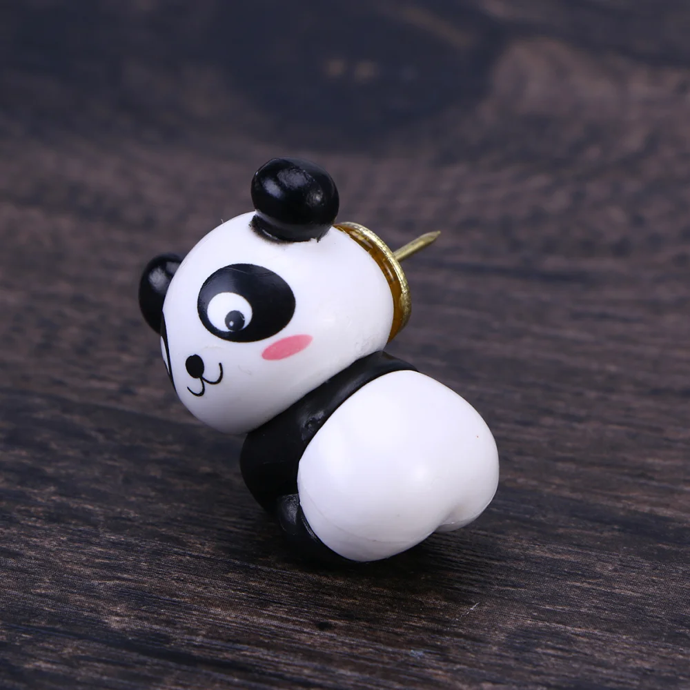 

8 Pcs Panda Thumbtacks Cartoon Drawing Pin Push Pin Set for Maps Calendar