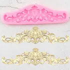Sugarcraft силиконовые формы для торта барокко прокрутка рельефный кекс инструменты для украшения тортов из мастики конфеты форма для шоколадной мастики