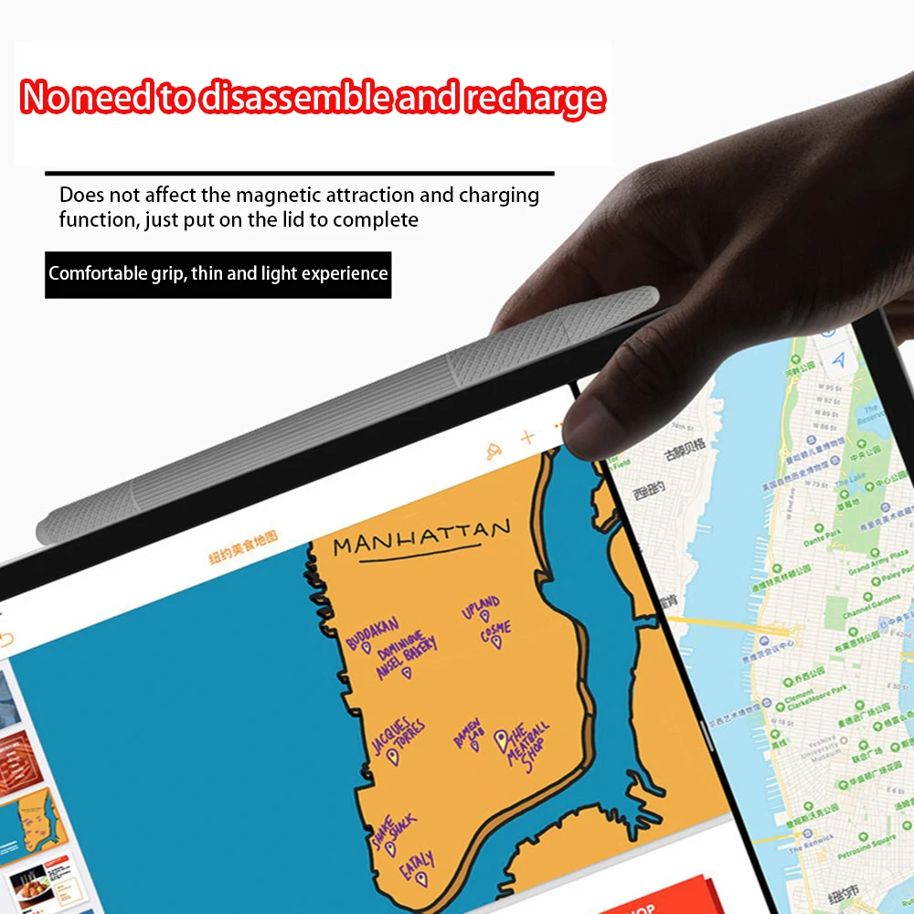 Мягкий силиконовый защитный чехол из ТПУ с наконечником для IPad планшета Apple Pencil 2