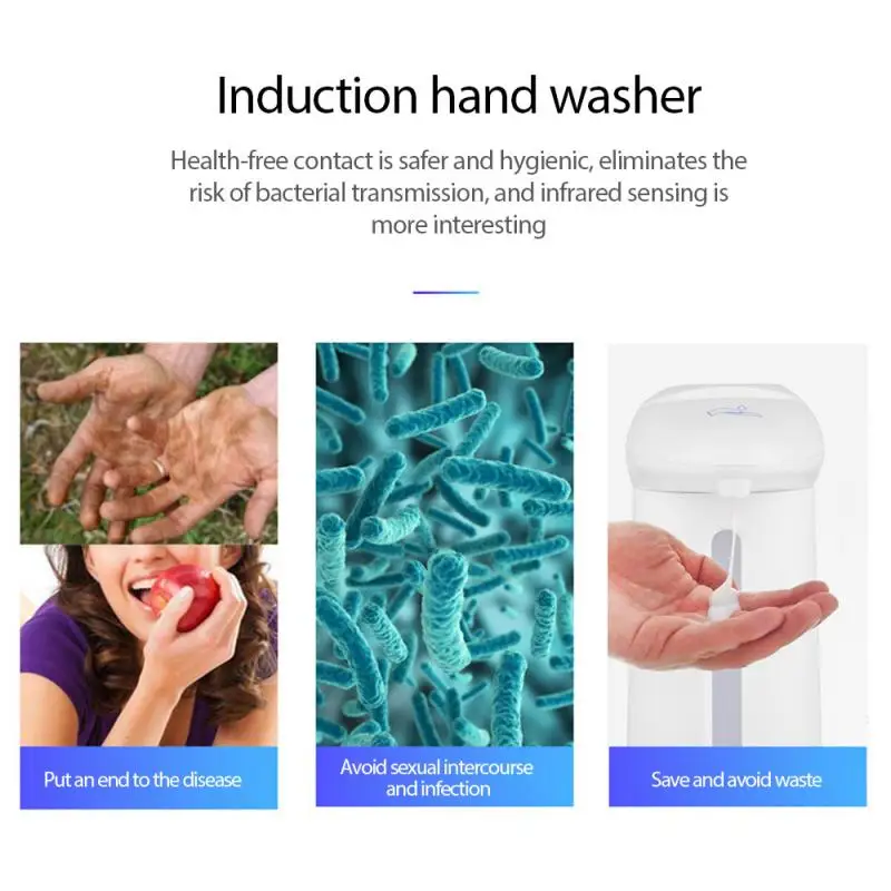 

2021 Intelligent Automatic Liquid Soap Dispenser Induction Children Hand Washing For Kitchen Bathroom Smart Dispenser Smart Home