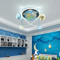 new arrival led ceiling lights for children kids room space planet modern led ceiling lamp for baby room kindergarten classroom