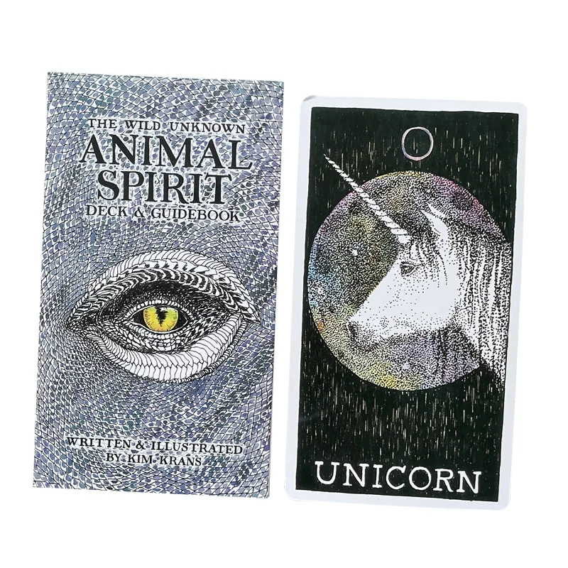 

The wild Unknown Animal Spirit tarot Cards Deck Oracle Divination Fate Game Deck Table Board Games Playing Card With PDF