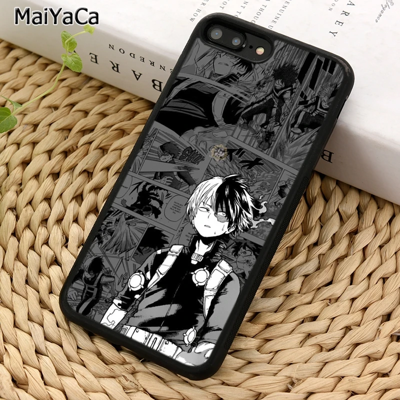 Чехол MaiYaCa Shoto Todoroki Boku для iPhone 5 6 7 8 plus 11 12 Pro X XR XS Max Samsung Galaxy S7 S8 S9 S10 | Мобильные