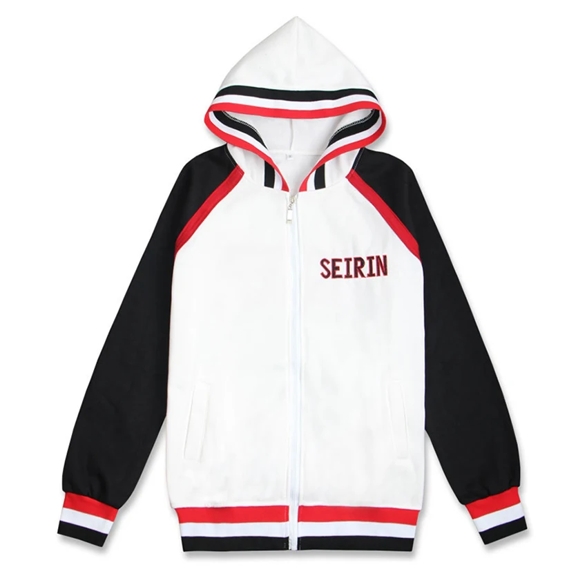 

Kuroko's Basketball Cosplay Hoodie seirin Kuroko Tetsuya 3D Print Zipper Hooded Coat Anime Peripheral Kuroko no Basuke