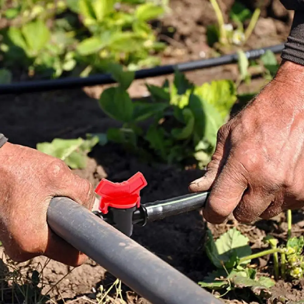 1/2 дюйма резьба капельного орошения переключатель шаровой клапан PE шланг