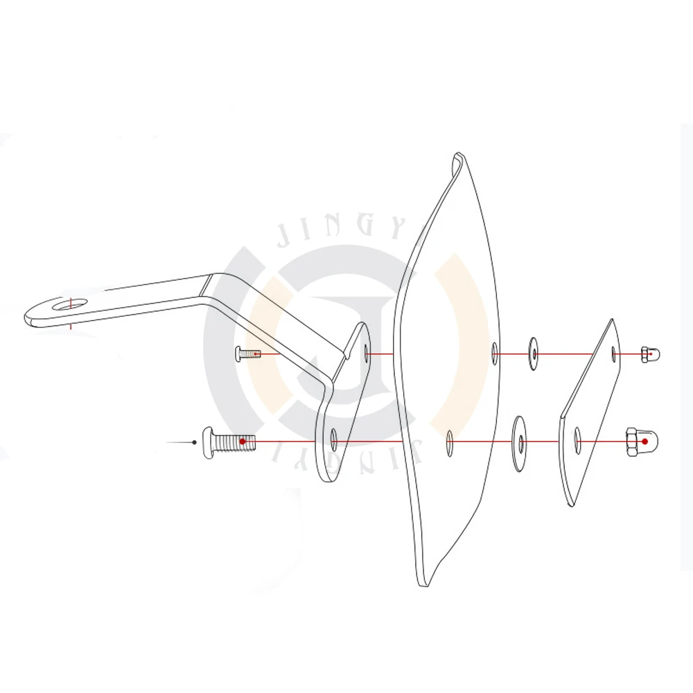 Мотоциклетный дефлектор ветрового стекла для suzuki boulevard m109r g310gs sv650 gsr 600 dl250 - купить
