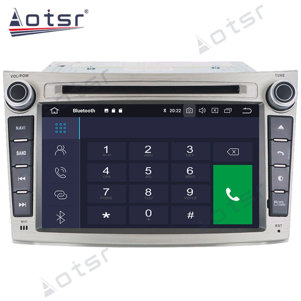 Автомобильный радиоплеер на Android 10 0 4 + 64 ГБ GPS-навигация DSP автомобильное стерео