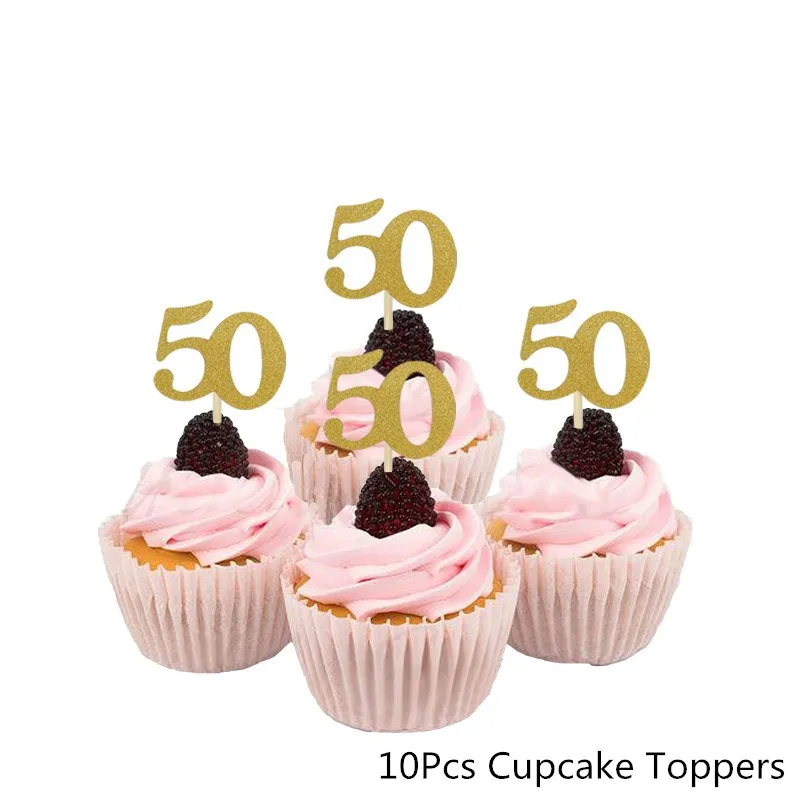 10Pcs Chicinlife 1 шт. 30 40 50 60 лет Очки День рождения Юбилей Мужчины Женщины забавная оправа для очков фото стенд Реквизит Поставки - Цвет: 10Pcs
