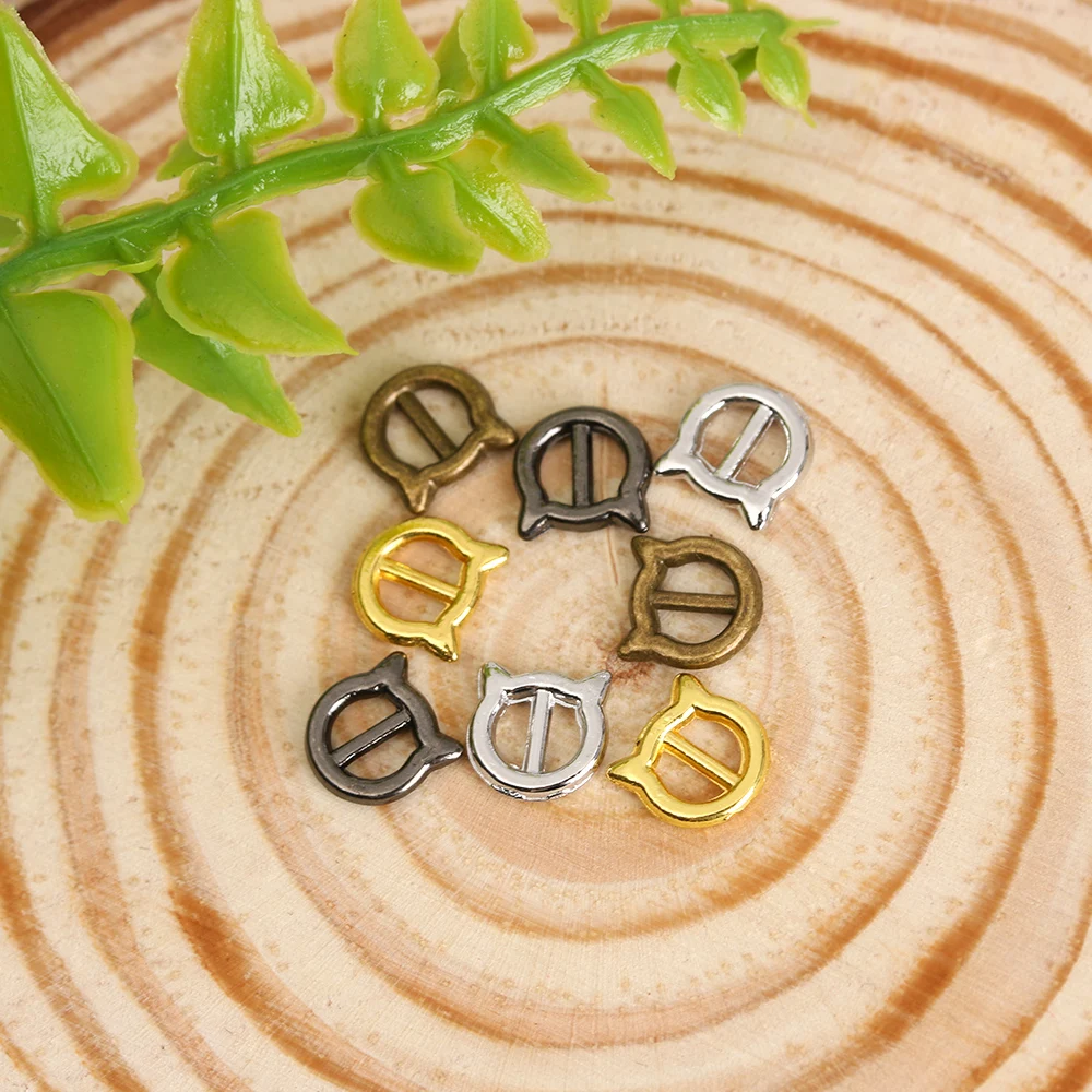 20 шт. 4 мм Мини ультра маленькая Пряжка для кошек пряжки кукольных сумок три