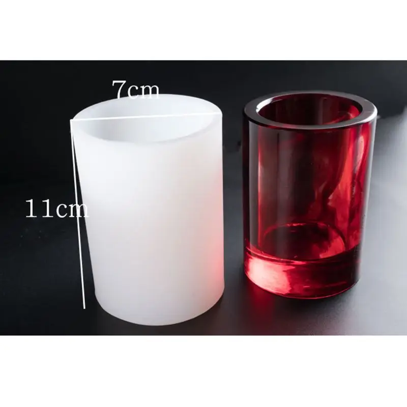 

Big Epoxy Resin Silicone Mold DIY Pen Container Organizer Square Round Storage Holder Silica Molds Crafts Jewelry Making Tool Gi