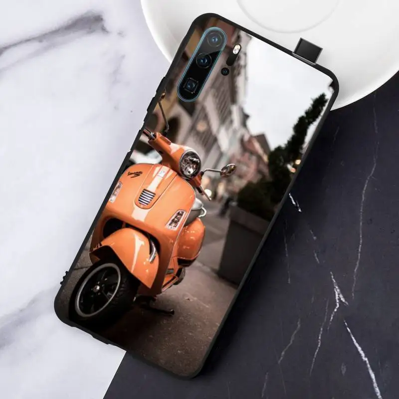 

Vespa Scooter retro Motorcycle high quality Phone Case shell For Huawei honor Mate P 10 20 30 40 Pro 10i 9 10 20 8 x Lite