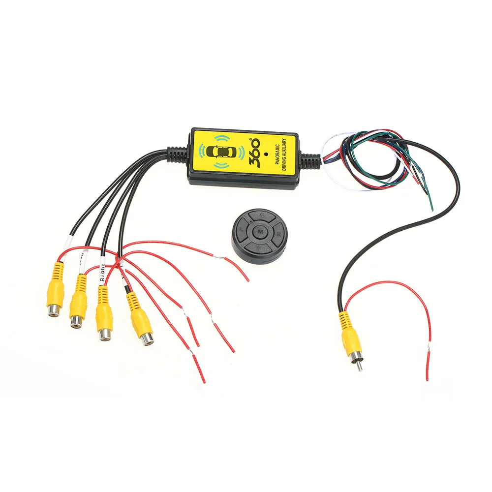 Интеллектуальный видеопереключатель 4 в 1 беспроводной автомобильный