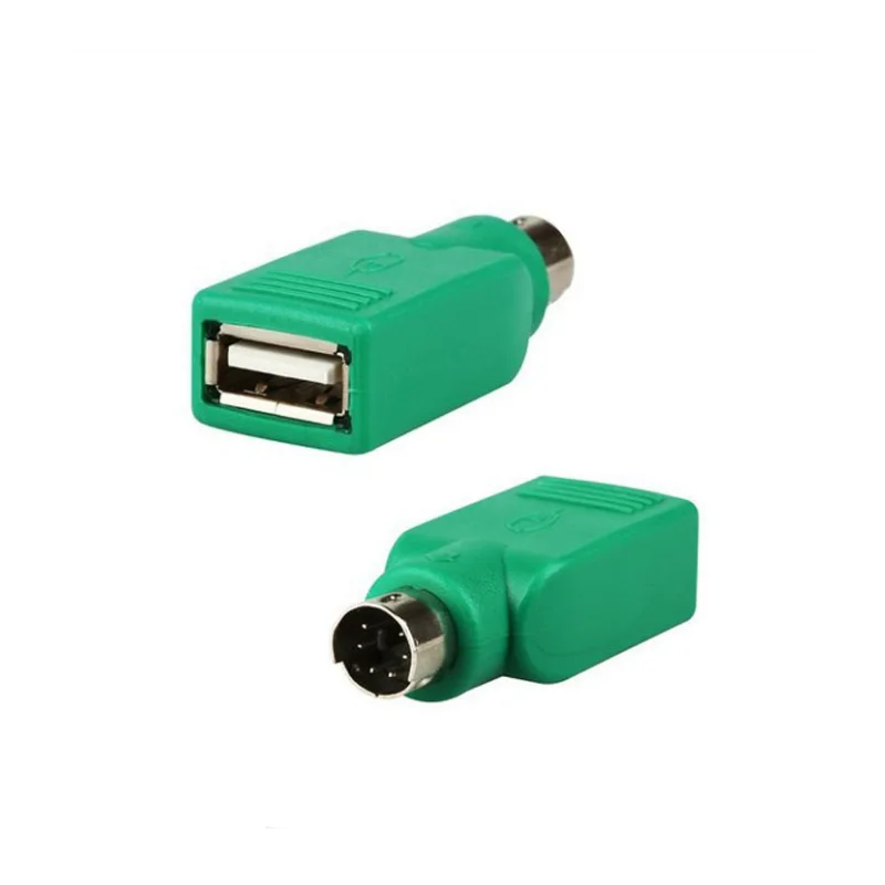 Заводская распродажа! Адаптер USB Female для PS2 PS/2 Male конвертер клавиатуры и мыши 1