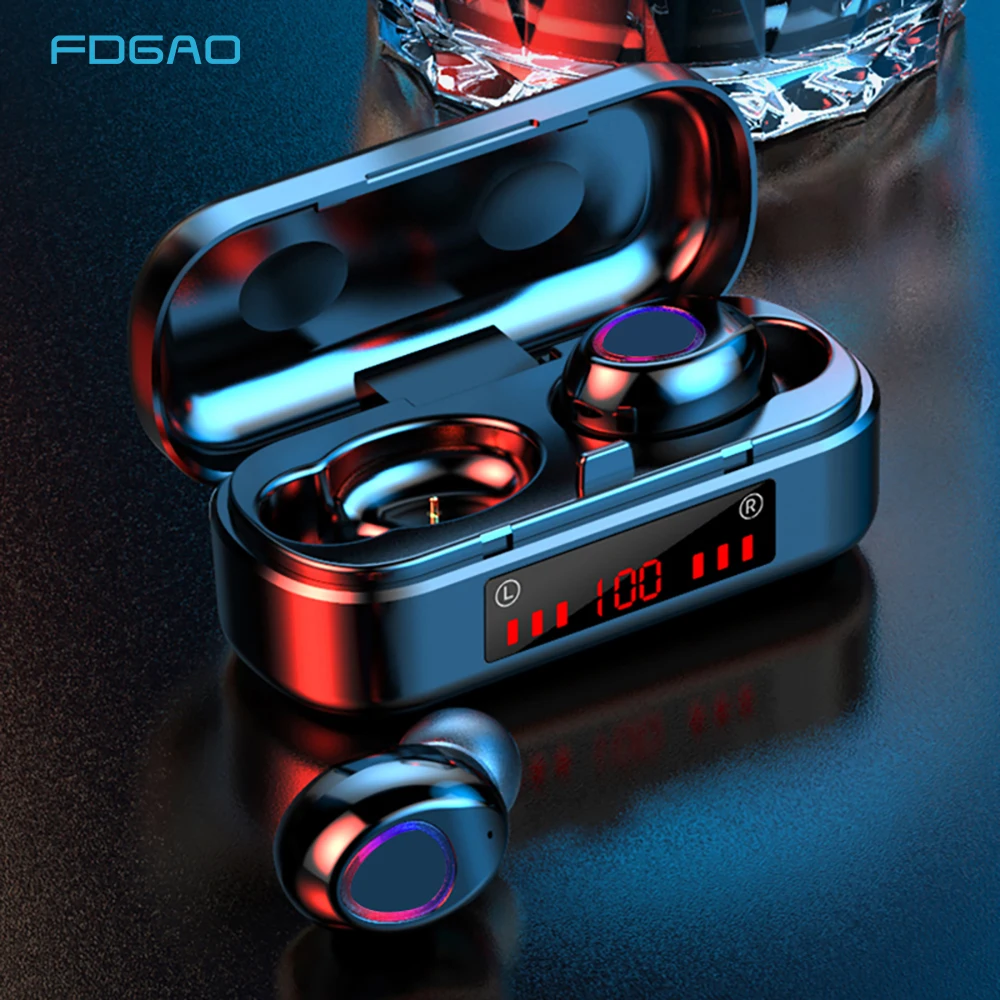 

Bluetooth-наушники TWS, водонепроницаемые, с микрофоном, с зарядным устройством