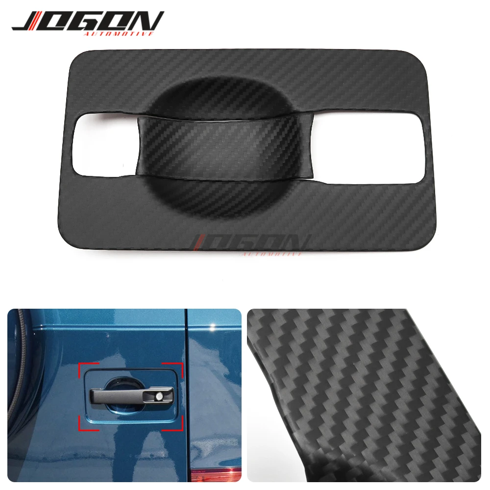 Задняя крышка автомобильной ручки из углеродного волокна для Mercedes Benz W463A W464 G CLASS