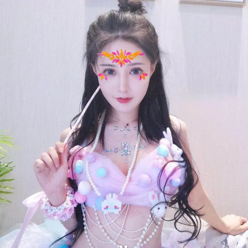 Блеск фестиваля вечерние уход за кожей лица макияж драгоценные камни стразы